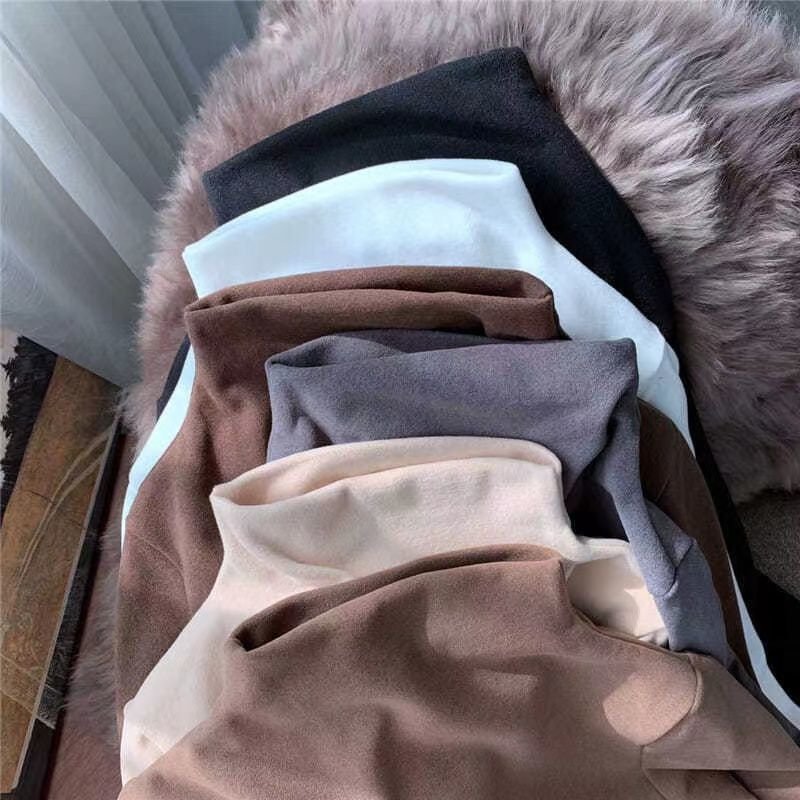 Autumn Winter Long Sleeve T-shirts For Boys And Girls And Cashmere Warm Tops - Image 6