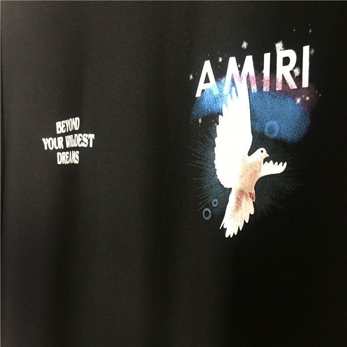 Peace pigeon print T-shirts for men and women - Image 5