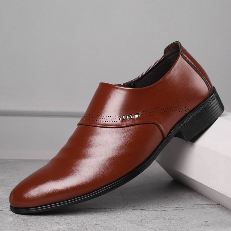 Casual pointed toe shoes men leather shoes men - Image 5