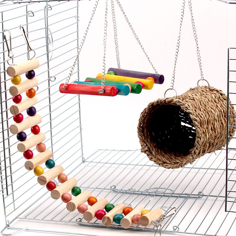 Rat parrot toy swing climbing ladder - Image 6