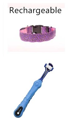 LED Dog Collar Safety Adjustable Nylon Leopard Pet Collar - Image 9