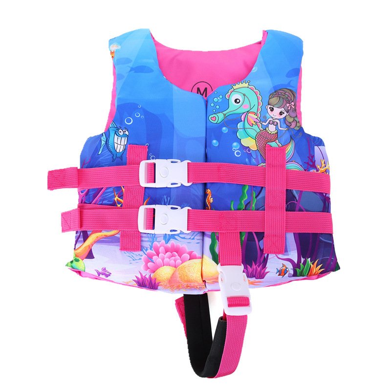 Kids Life Vest Floating Girls Jacket Boy Swimsuit Sunscreen Floating Power Swimming Pool Accessories for Drifting Boating - Image 4