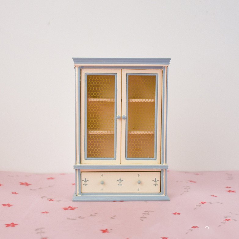Mini Furniture Model Bookcase In Dollhouse