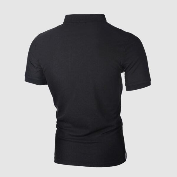 Men Polo Shirt Casual Cotton T Shirts Men's Casual Short Sleeve Pol - Image 2