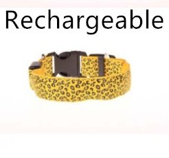 LED Dog Collar Safety Adjustable Nylon Leopard Pet Collar - Image 7
