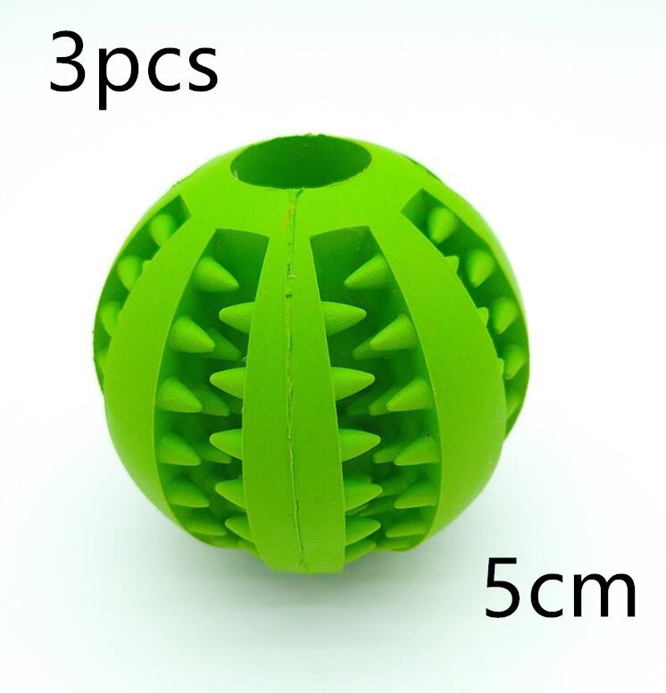 Pet Slow Feeder Dog Toy Cute Funny Rubber Dog Ball Toy - Image 5