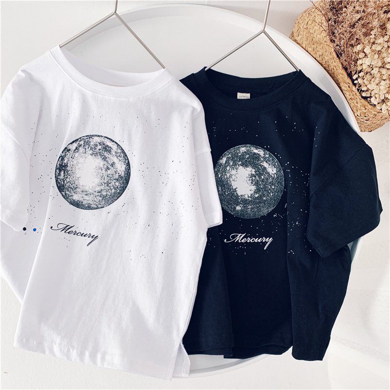 Xiaojiejia Boys Short Sleeve T-shirt New Baby Tops Summer Korean Cartoon Print Girls Trendy Clothing - Image 5