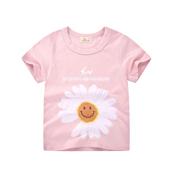 27kids Brand Children's Clothing Korean Children's Short-Sleeved T-shirt Wholesale Summer New Boys' Tops For One Generation - Image 2