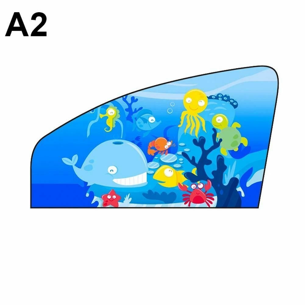 PUB car-styling Car Side Sunshade Cartoon Curtain Window Sun Curtain For Boys Kids Curtains Cars Rear Side Car Accessories - Image 3