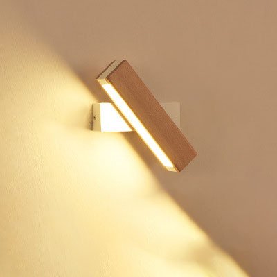 Wooden LED Wall Lamp Modern Adjustable Lighting Bar Restaurant Living Room Porch Wall Lamps Corridor Home Decor - Image 5