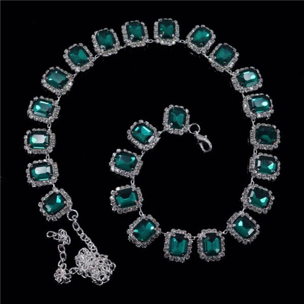 All-match Full Of Diamond Fashion Elements Colorful Diamond Jewelry - Image 3