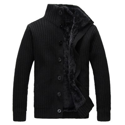 Sweater Men Coats Winter Warm Shirt Thick Jacket - Image 3