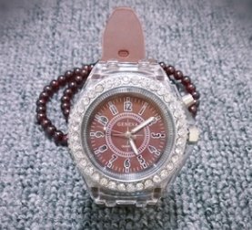 LED Luminous Watches Geneva Women Quartz Watch Women Ladies Silicone Bracelet Watches - Image 8