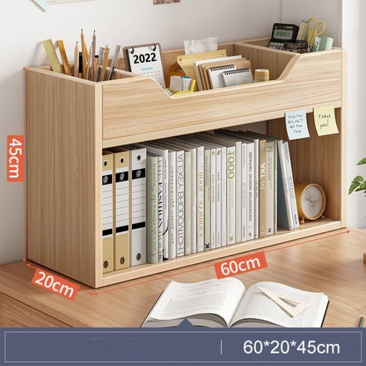 Simple Desktop Shelf Small Bookcase - Image 3