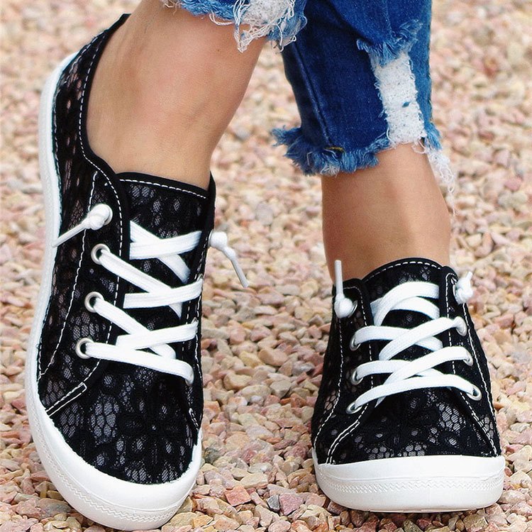 Lace Flats Shoes Summer Fashion Casual Shoes Women - Image 8