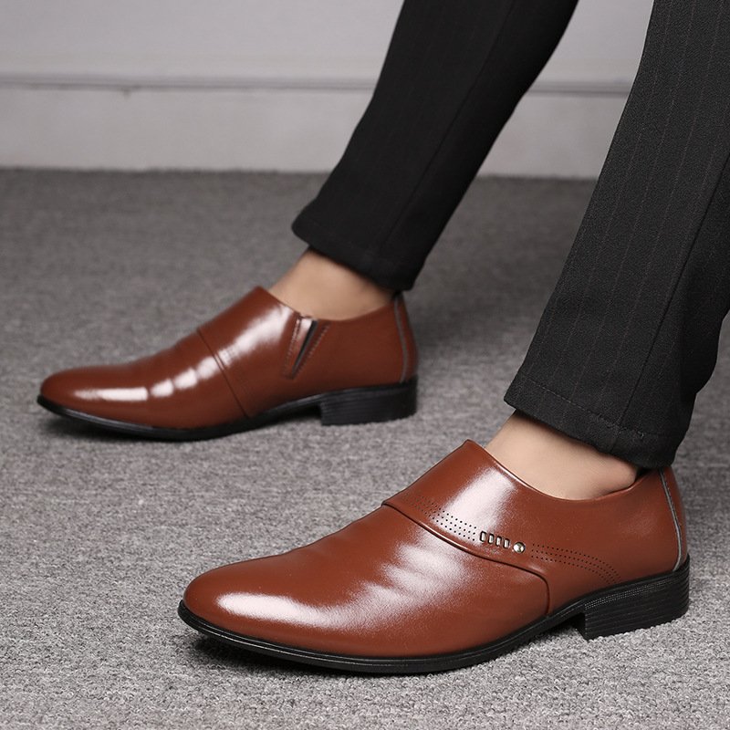 Casual pointed toe shoes men leather shoes men - Image 8