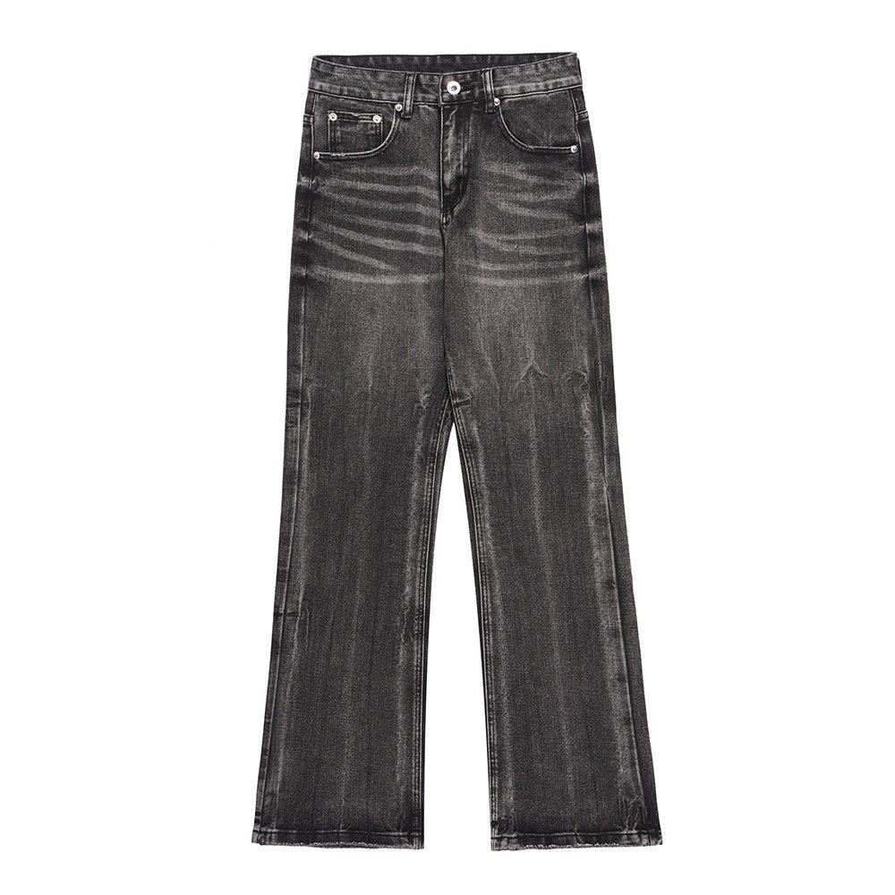 Distressed Wide-leg Jeans For Men