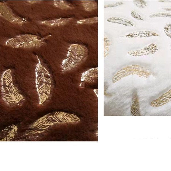 Three Piece Set Of Marbled Foiled Rugs - Image 4