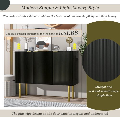 Modern, Simple, Luxurious Style Sideboards, Particleboard And MDF Board Cabinets - Image 2