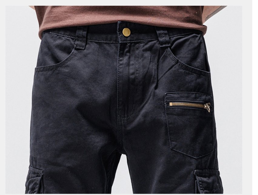 Straight Cargo Wide Leg Design Trousers - Image 6