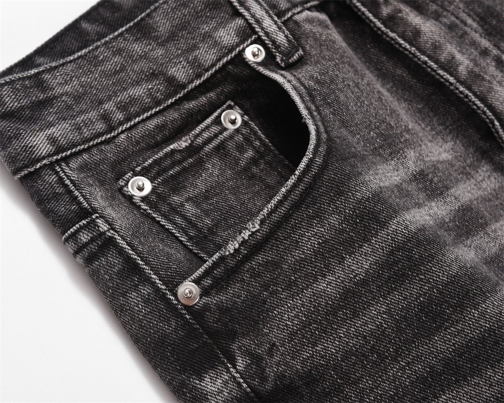 Distressed Wide-leg Jeans For Men - Image 2