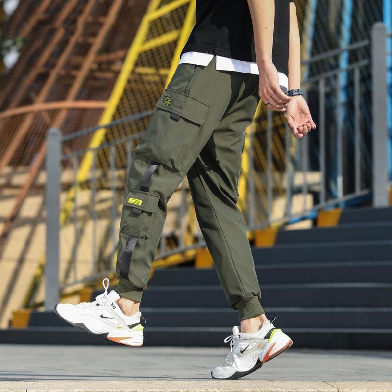 Cropped cargo trousers - Image 3