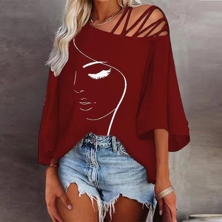 Fashion Stitching Loose Casual Tops For Women - Image 5