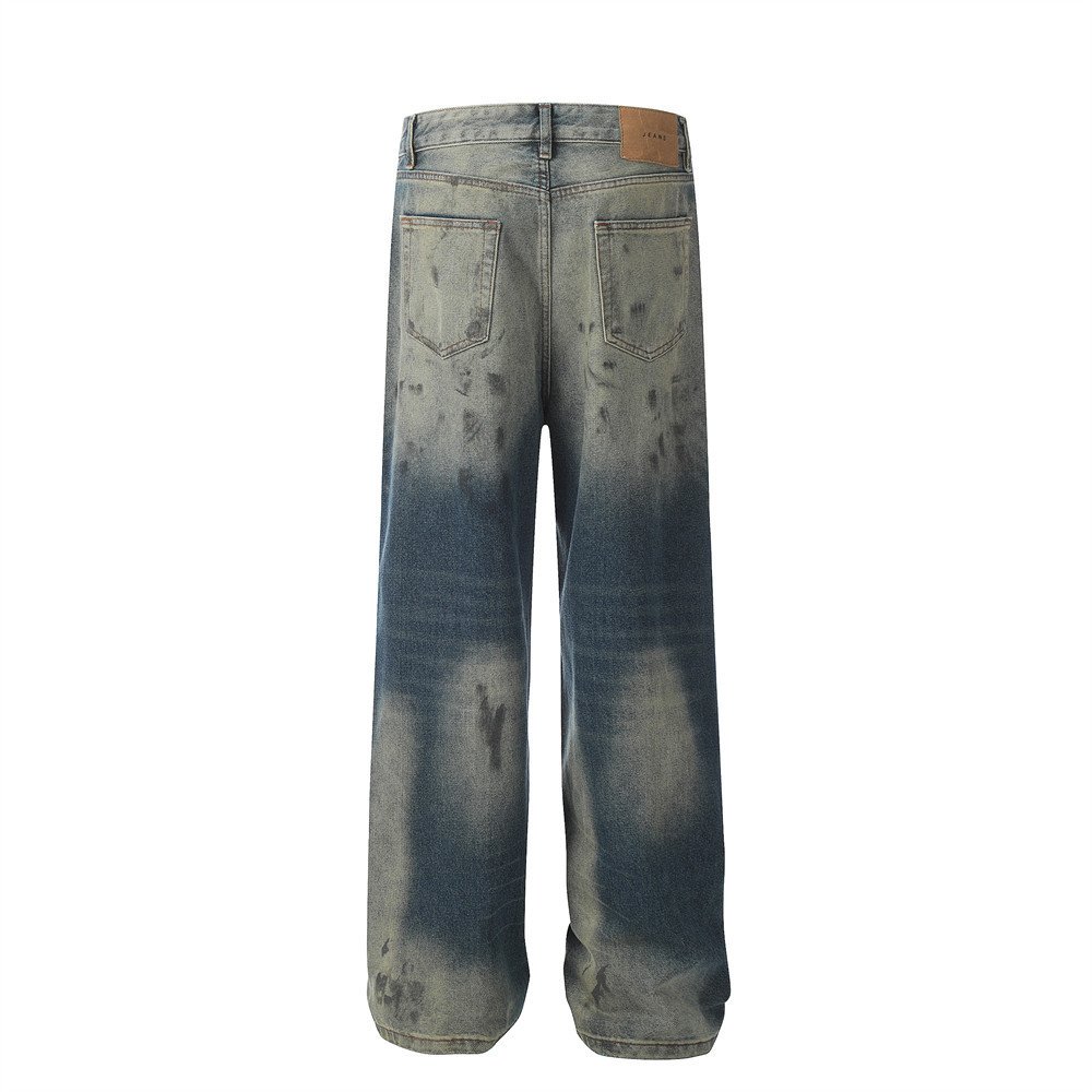 Distressed Dirty Ripped Jeans For Men - Image 10