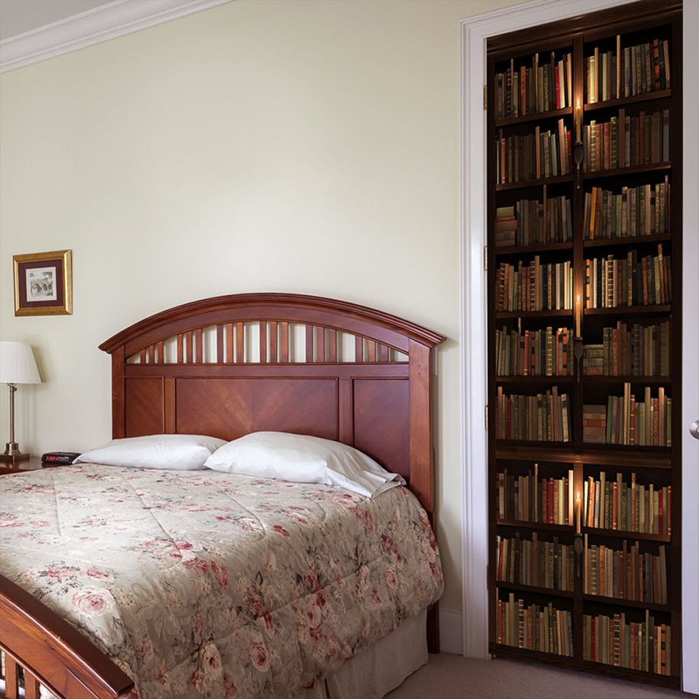 Door Self-adhesive Wall Sticker Simulation Bookshelf Bookcase - Image 7