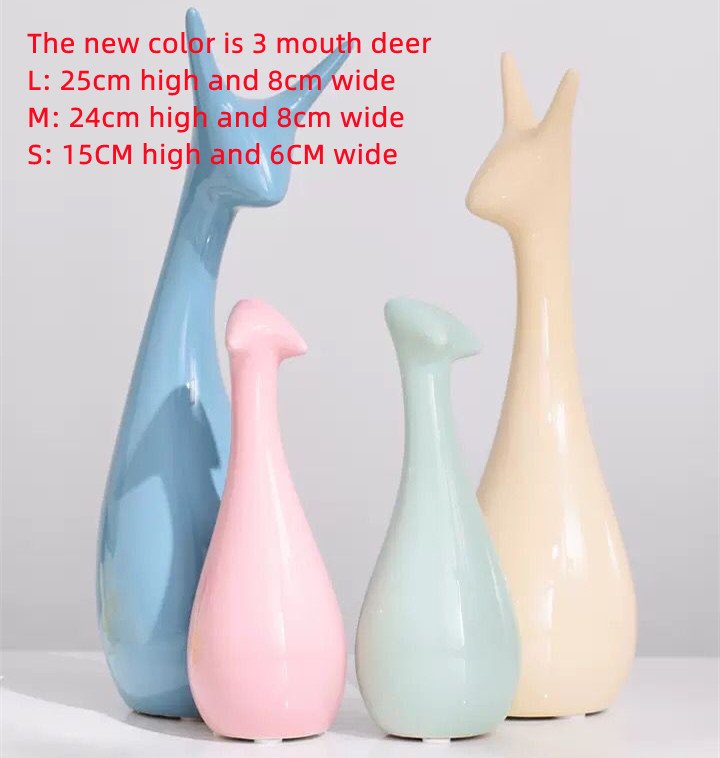 Living Room Wine Cabinet Bookcase Household Ceramic Crafts - Image 10