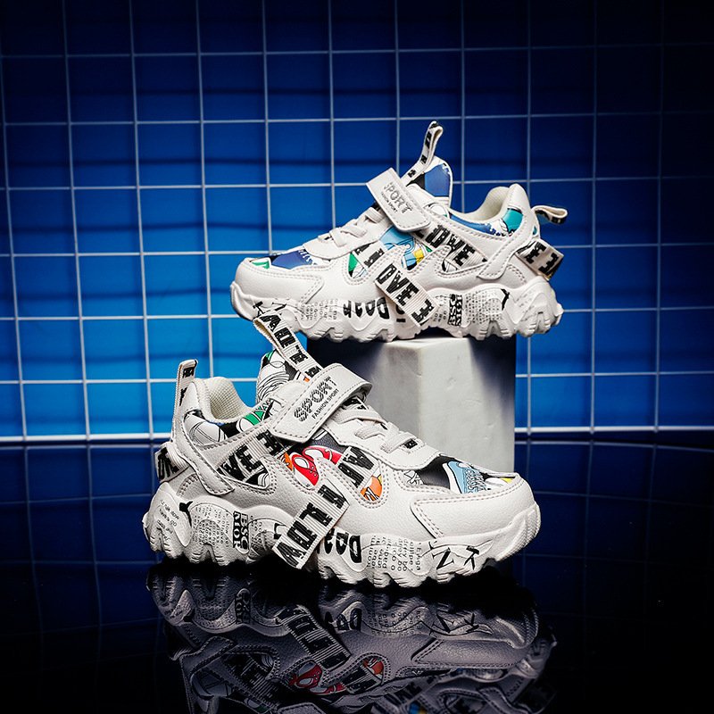 Children's Sports Shoes, Girls, Korean Style, Big Kids, Boys' Casual Shoes - Image 3