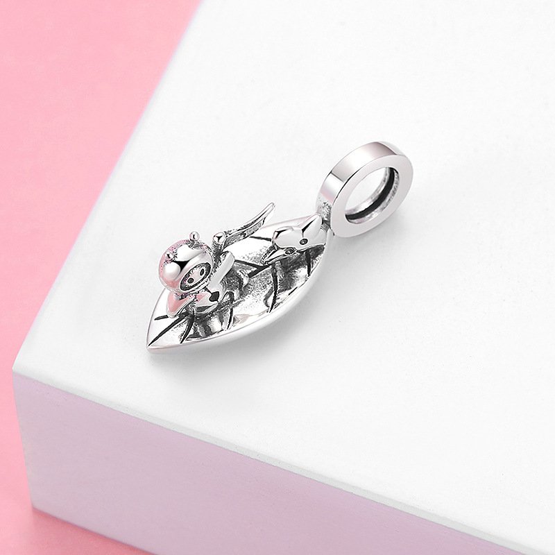 Original Space Dream Astronaut Kids Series Beaded Pendant S925 Sterling Silver Diy Accessories - Image 10