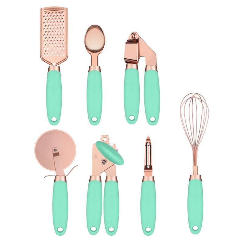 Kitchen Household Peeler Gadget Copper Plating Set - Image 2
