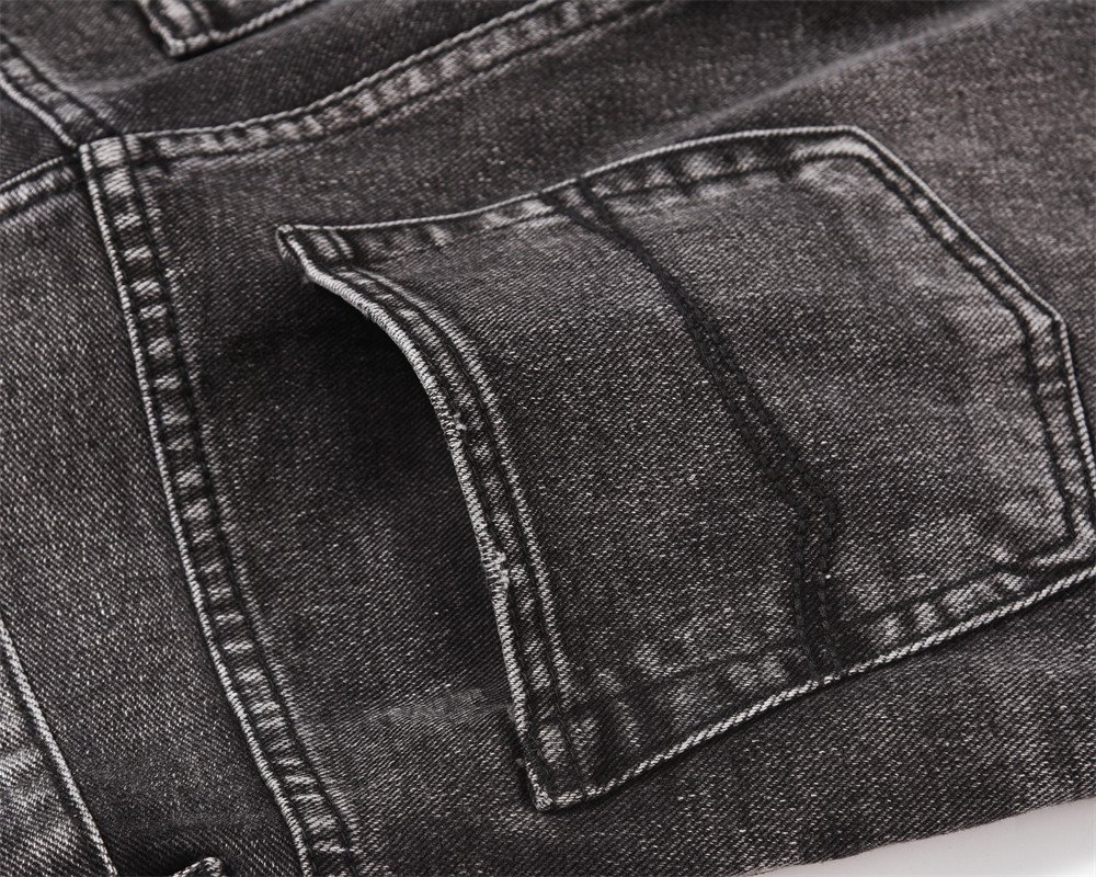 Distressed Wide-leg Jeans For Men - Image 7