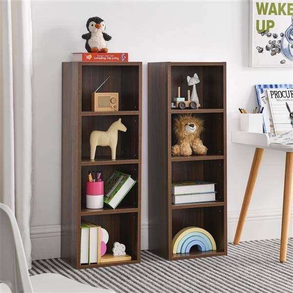 Multifunctional Double-walled Bookcase