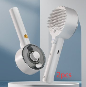 Animal Hair Remover Brush Dog And Cat Steam Brush Pet Self Cleaning Dog Brush Grooming Removes Cat Hairs Cat Dog Accessories Pet Products - Image 10