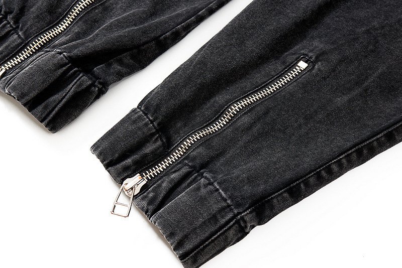 Military Drawstring Zip Cargo Trousers Fashion - Image 4