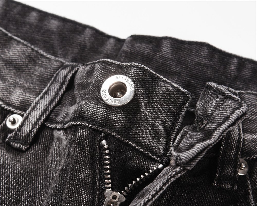 Distressed Wide-leg Jeans For Men - Image 5