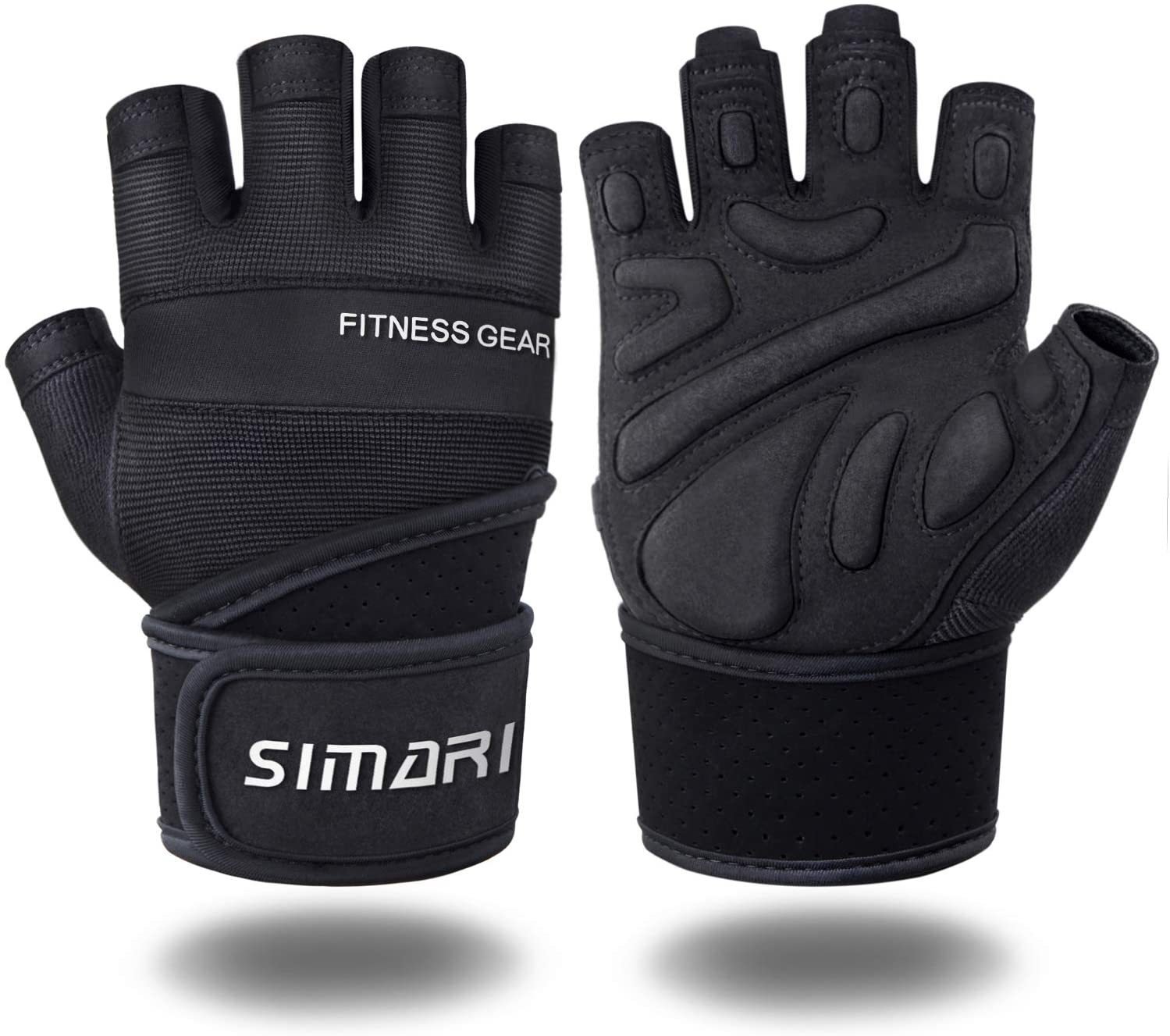 Men's Simplicity All-Match Sports Fitness Short Finger Gloves - Image 4