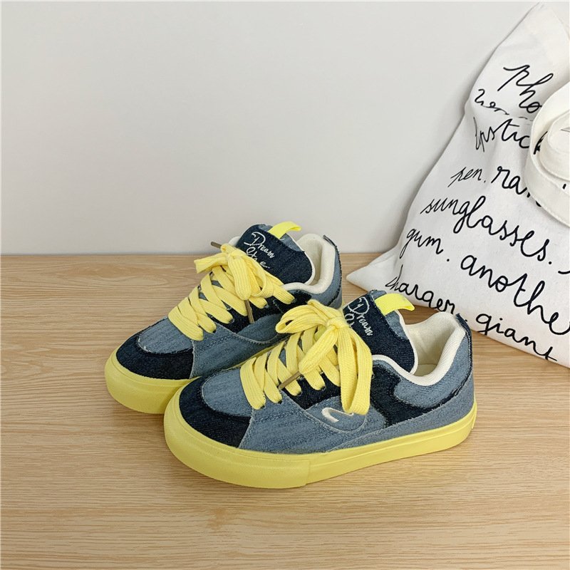 Versatile Thick Shoes Tongue Canvas Shoes For Women - Image 6