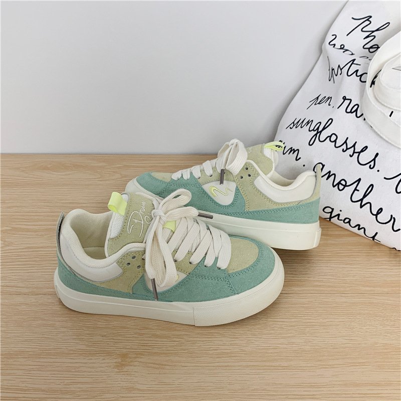 Versatile Thick Shoes Tongue Canvas Shoes For Women - Image 3