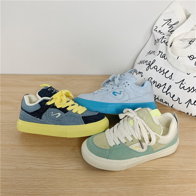 Versatile Thick Shoes Tongue Canvas Shoes For Women - Image 7