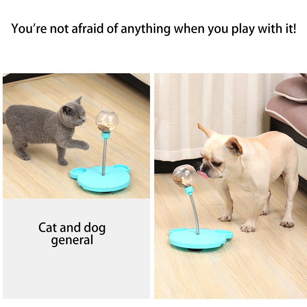 Pet Feeder Cat Toy Pets Leaking Food Ball Self-Playing Tumbler Funny Swing Feeder Puzzle Toys Playing Training Dispenser Bowl - Image 7