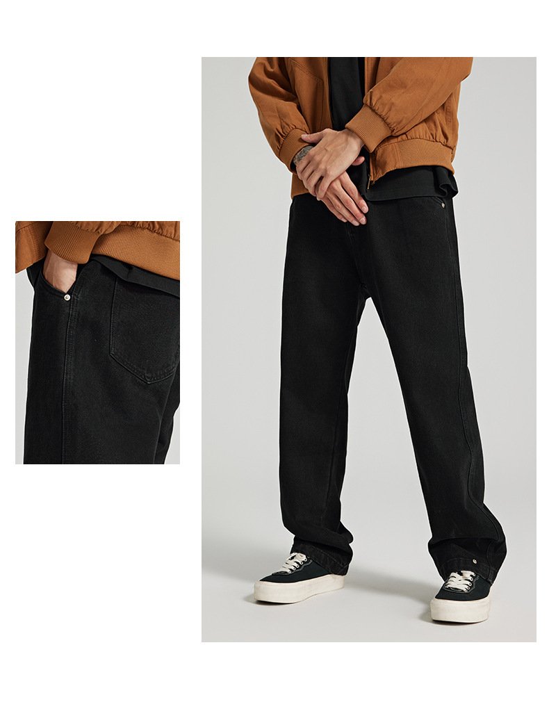 Straight Loose Jeans For Men - Image 3