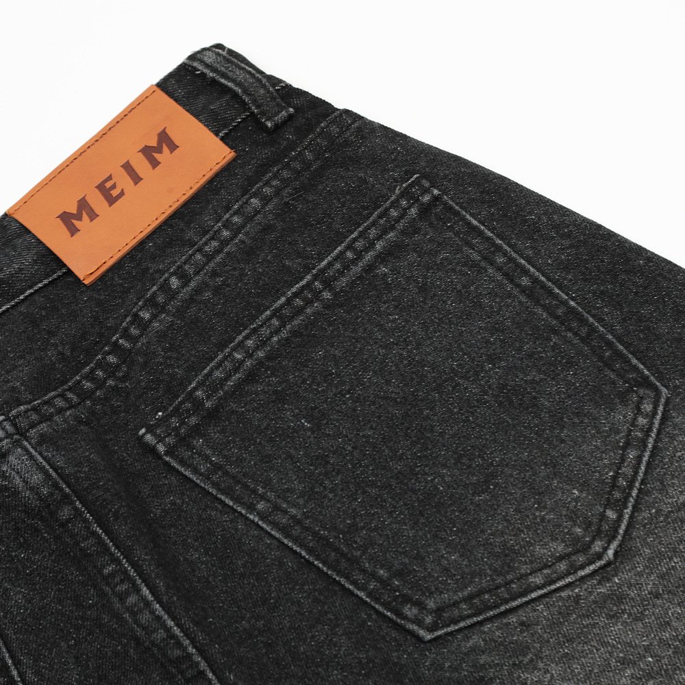 Fashion Washed White Jeans For Men - Image 9