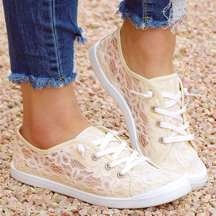 Lace Flats Shoes Summer Fashion Casual Shoes Women - Image 4