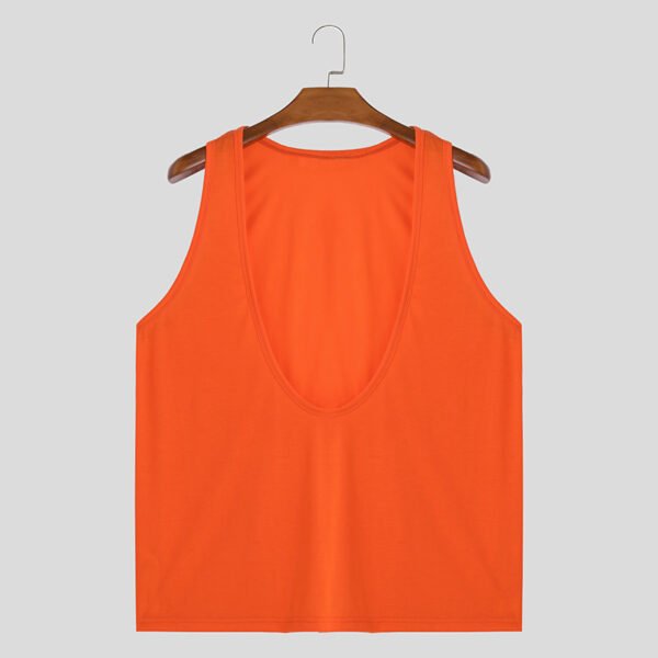 Casual Undershirt Sleeveless Breathable Waistcoat Sports Vest - Image 4