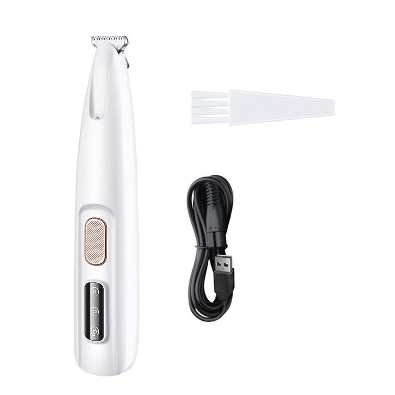 Pets Dog Paw Trimmer With LED Light Fully Waterproof Pet Hair Trimmer With LED Display Dog Clippers For Grooming Widen Blade - Image 6