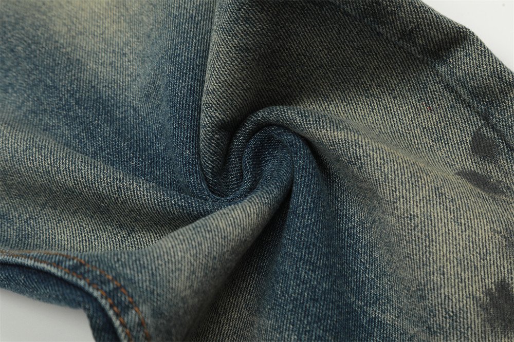 Distressed Dirty Ripped Jeans For Men - Image 2