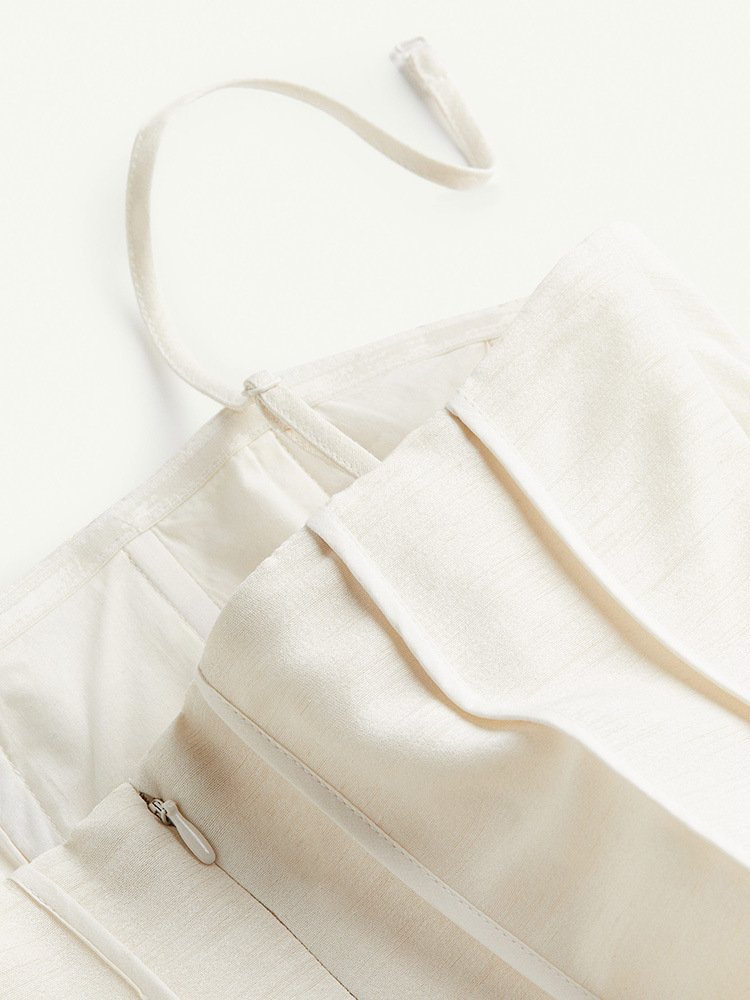 White Bra Temperament Dress Women - Image 4